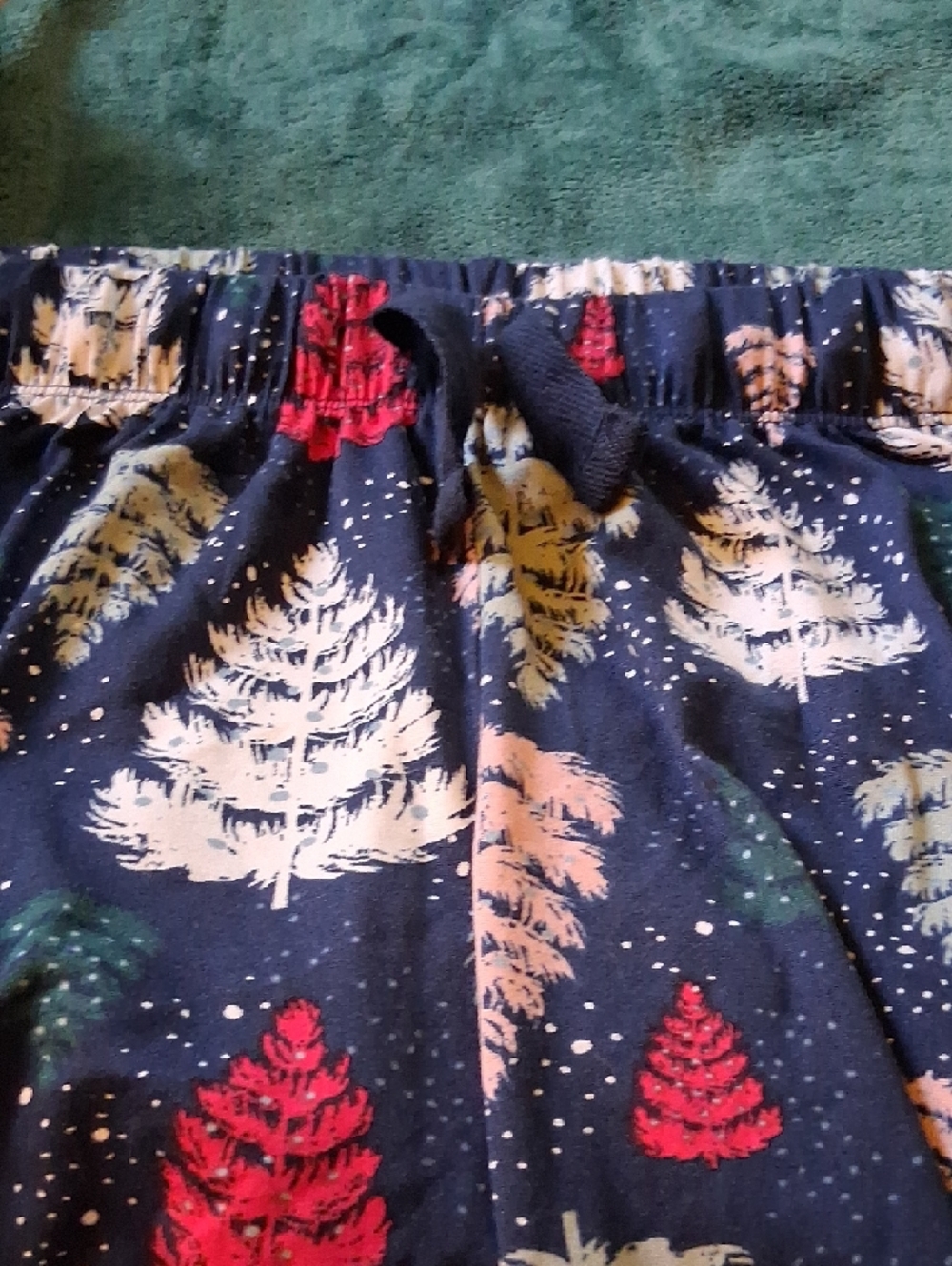 1X Floral Lounge Pants in Gray and Pink - Picture 2 of 6